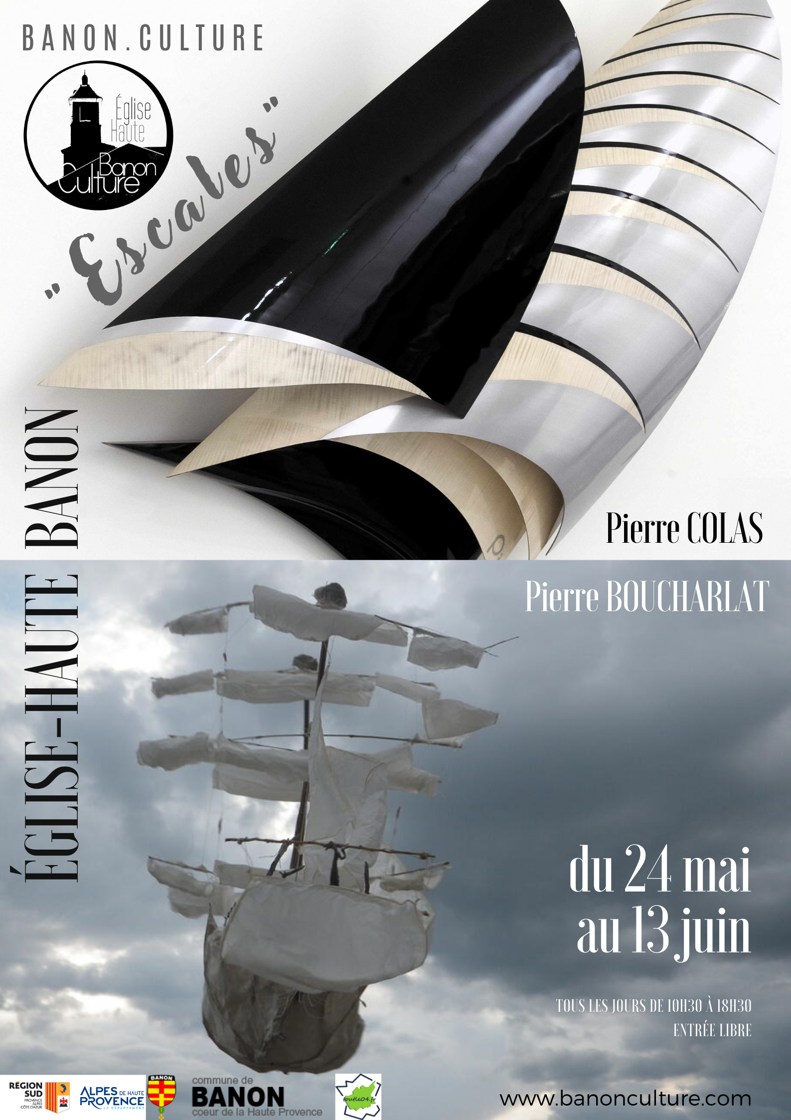Affiche Expo COLAS-BOUCHARLAT