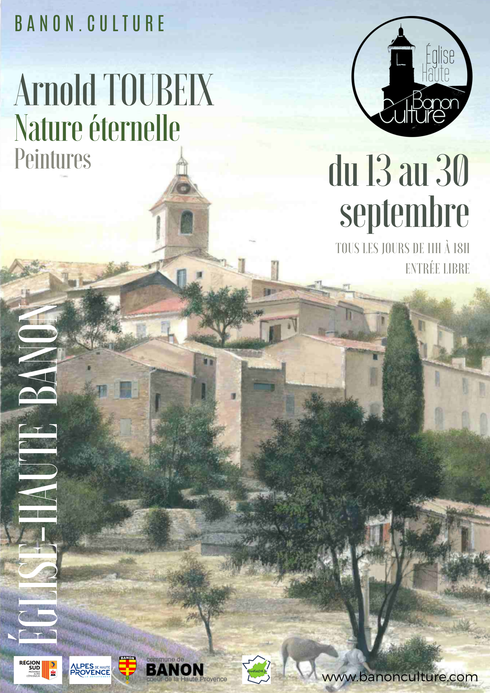 Affiche Expo TOUBEIX Nature Éternelle